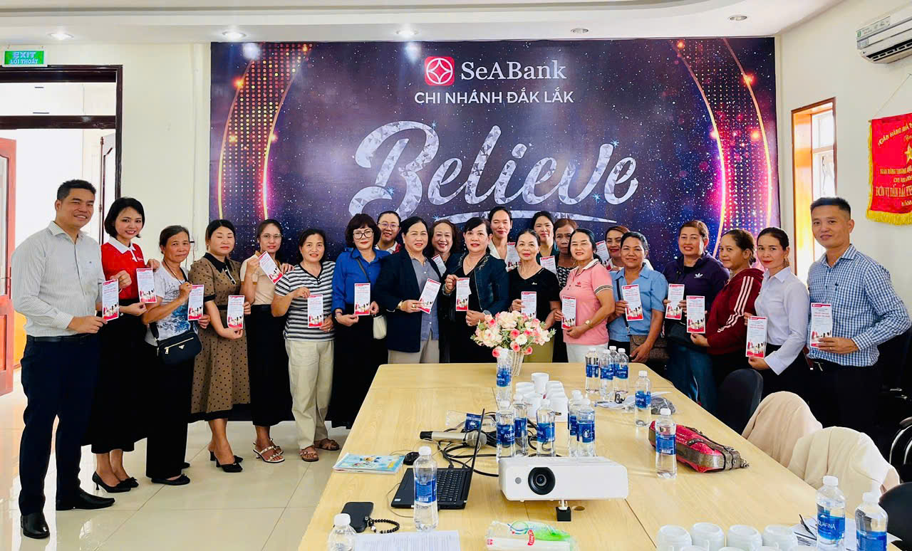 SeABank giới thiệu giải pháp Cho vay hưu trí thông qua workshop SeAWoman tại Đắk Lắk và Bình Định