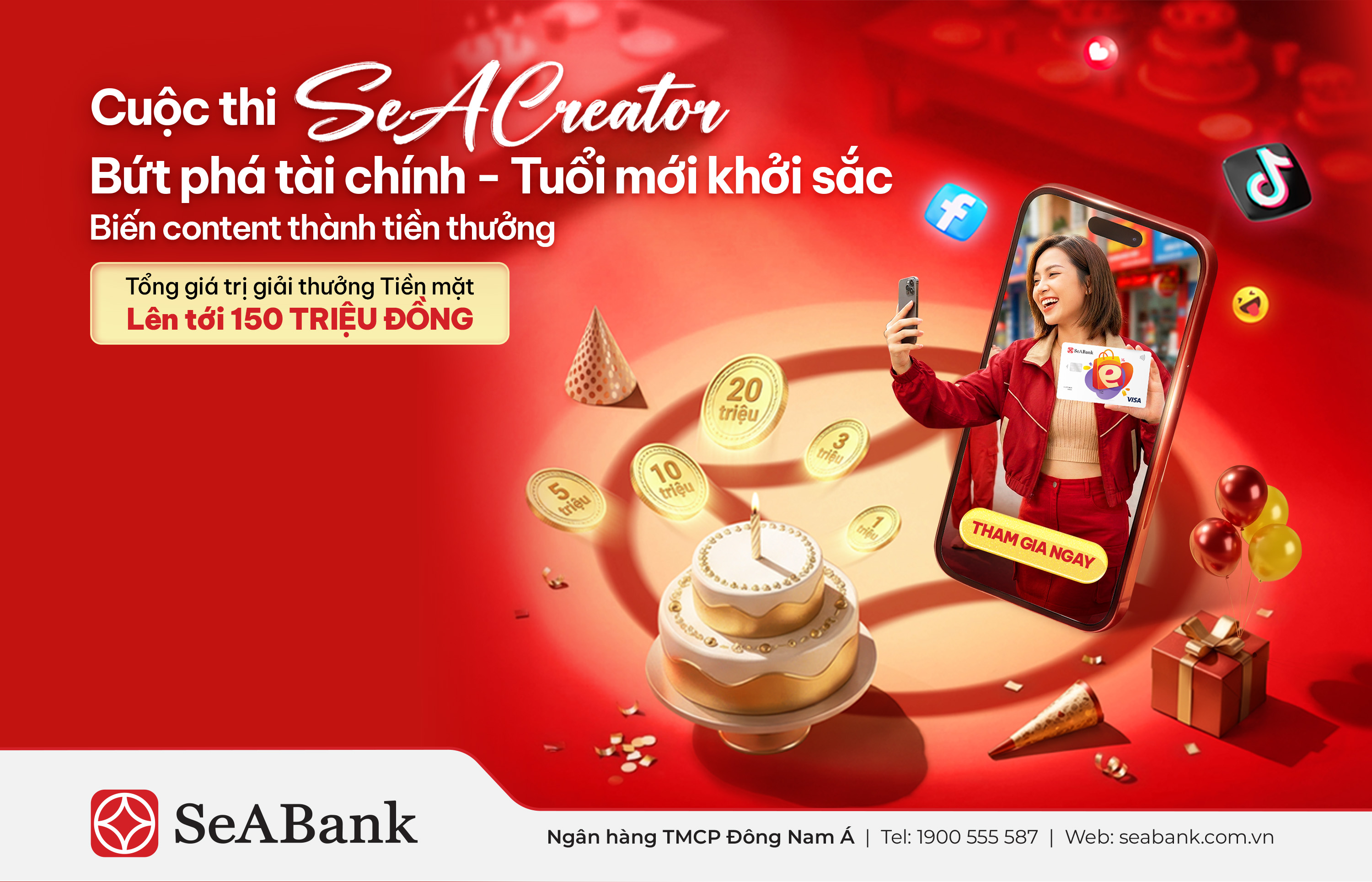 THỂ LỆ CUỘC THI SÁNG TẠO NỘI DUNG SEACREATOR  BỨT PHÁ TÀI CHÍNH - TUỔI MỚI KHỞI SẮC
