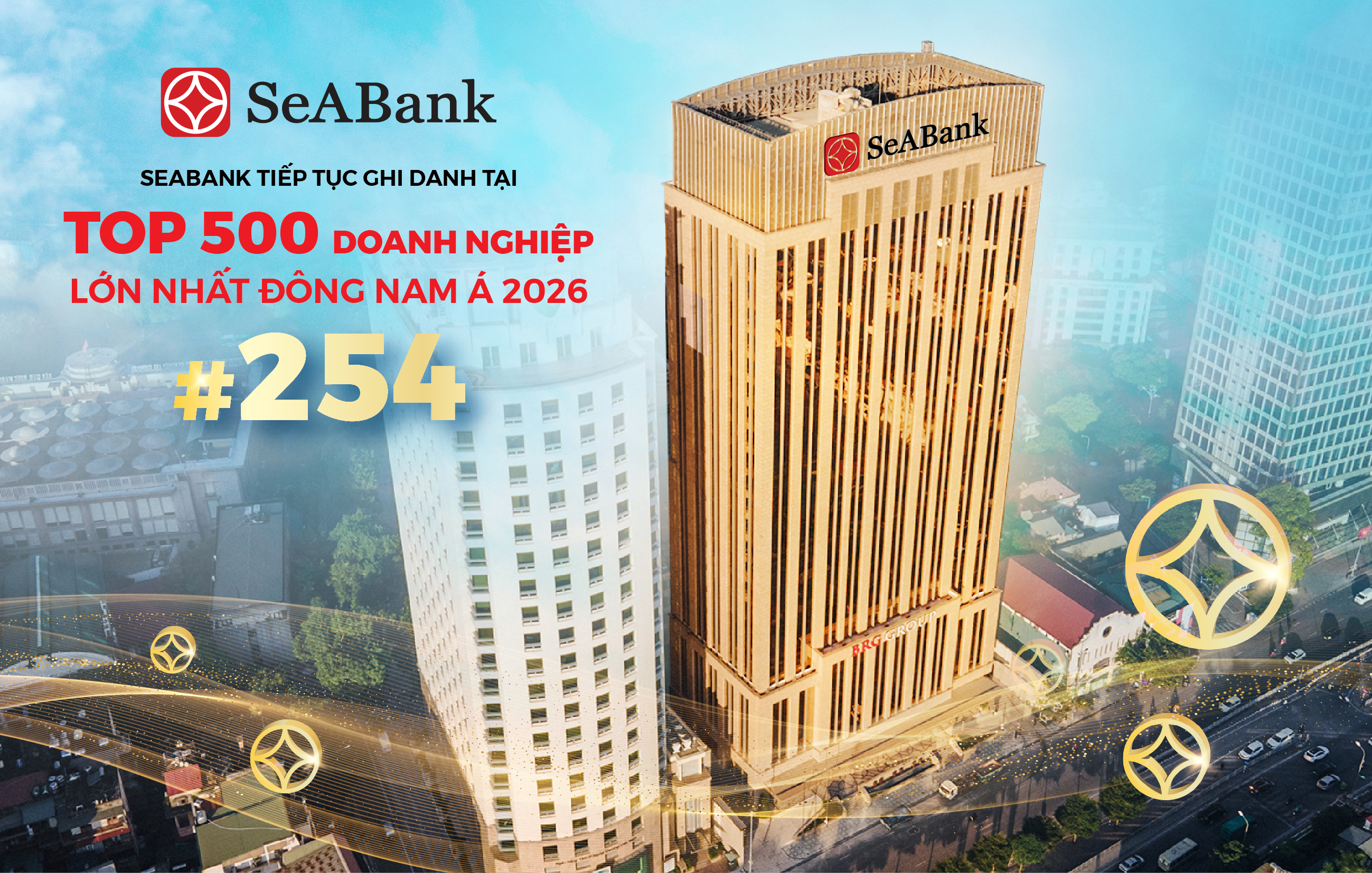 SeABank tăng 23 bậc, lần thứ 3 liên tiếp góp mặt trong bảng xếp hạng Fortune Southeast Asia 500
