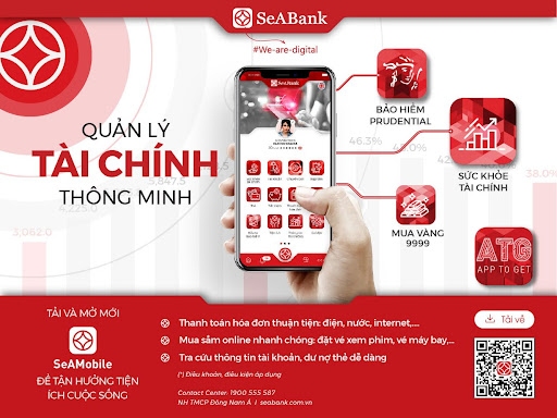 Với SeAMobile, khách hàng dễ dàng thực hiện đa tác vụ cho giao dịch hằng ngày.