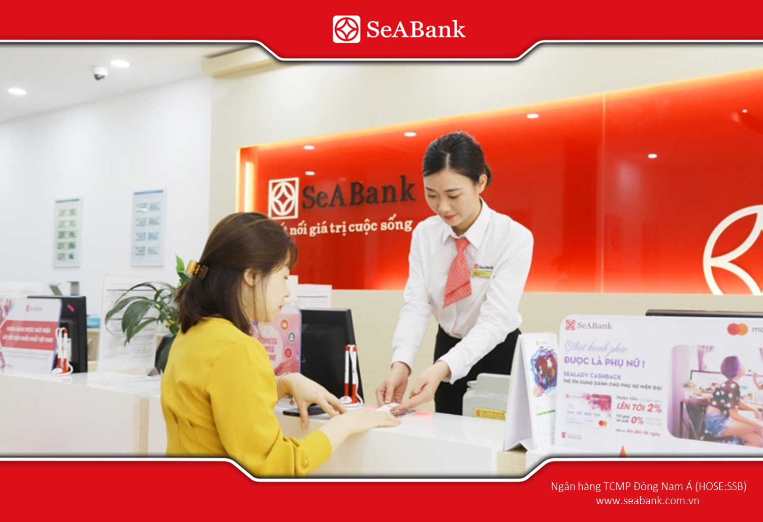 Đến ngay phòng giao dịch để được tư vấn trực tiếp, mở thẻ dễ dàng