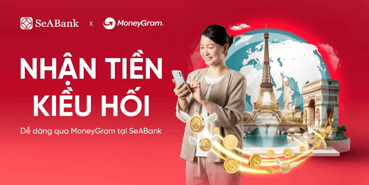 Nhận tiền từ Đức về Việt Nam qua tài khoản SeABank hoặc ứng dụng SeAMobile