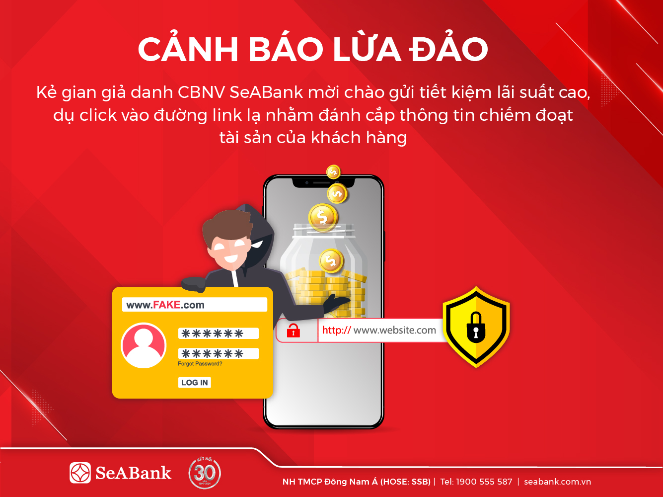 Cảnh báo lừa đảo