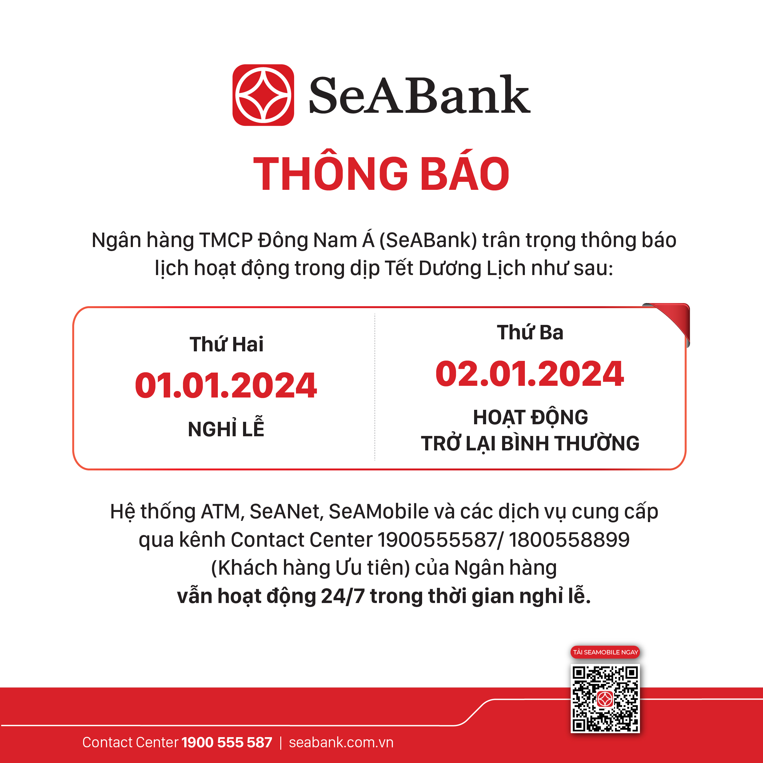 Lịch nghỉ tết dương
