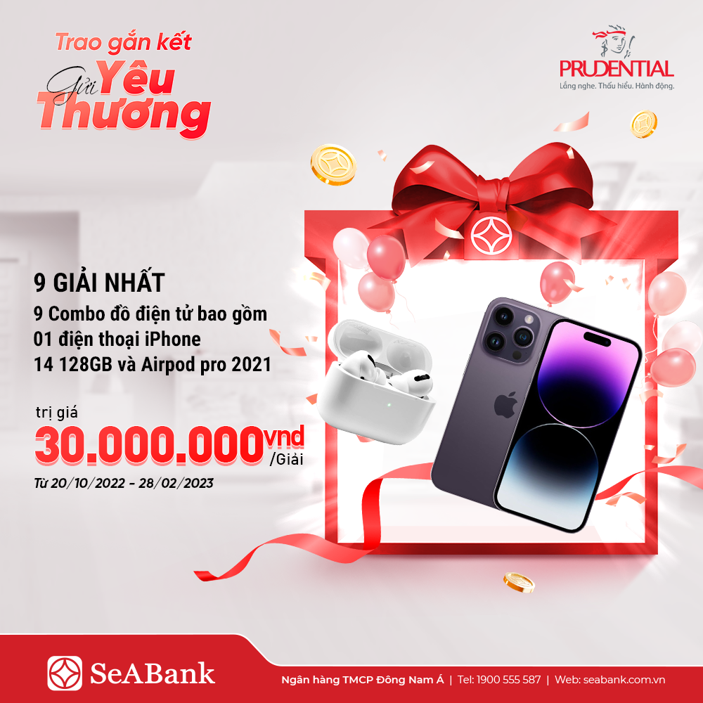 Trao gắn kết gửi yêu thương SeABank Prudential