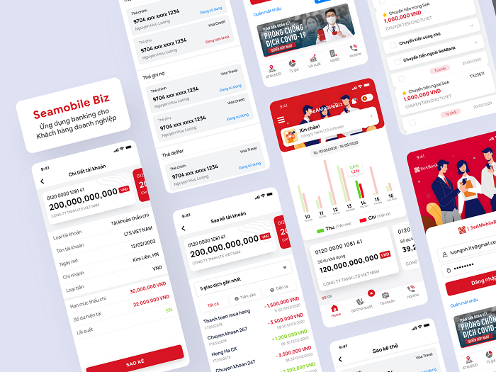 Ứng dụng SeAMobile giúp khách hàng thực hiện các giao dịch thanh toán và gửi tiết kiệm ngay trên điện thoại di động thông minh