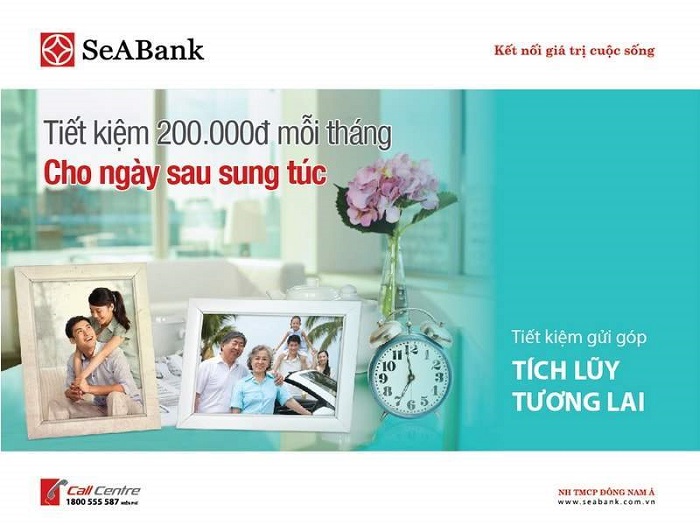 Tiết kiệm gửi góp Tích lũy tương lai của SeABank.