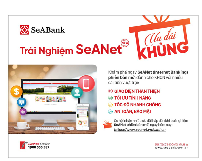 Thanh toán trực tuyến tiện lợi, nhanh chóng, an toàn cùng SeABank