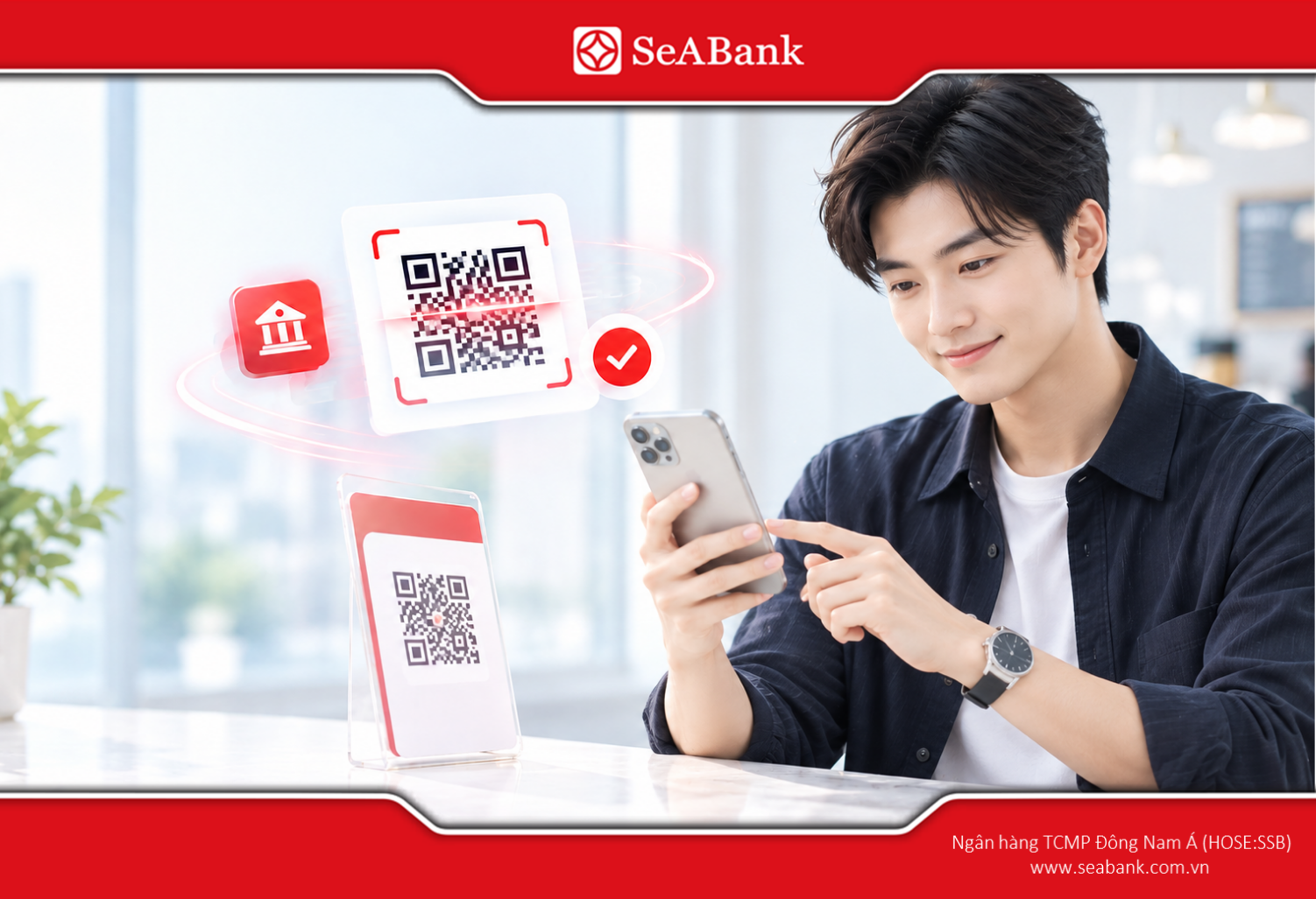 Cách tạo mã QR ngân hàng trên SeAMobile chỉ với 3 bước